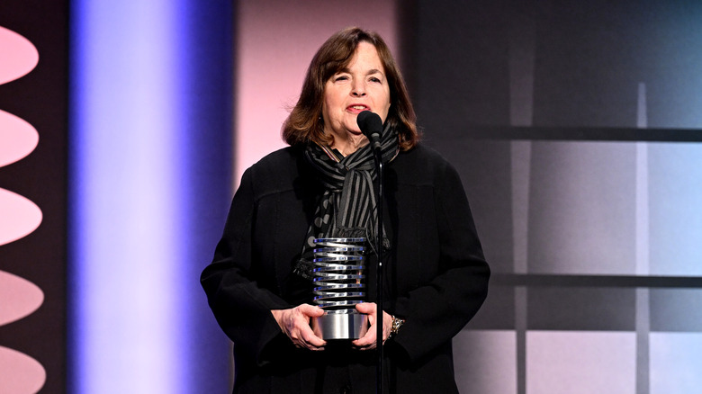 Ina Garten with Webby Award