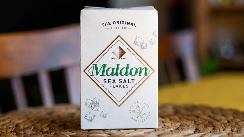 Box of Maldon salt flakes