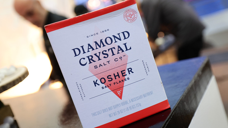 Diamond Crystal kosher salt box