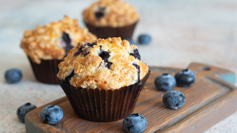 Blueberry muffins