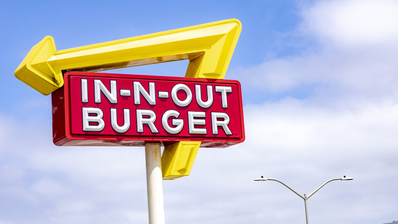 In-N-Out Burger sign