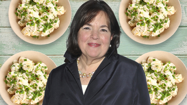 Ina Garten with potato salad