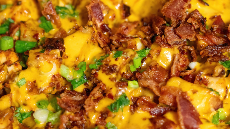 cheesy bacon irish nachos