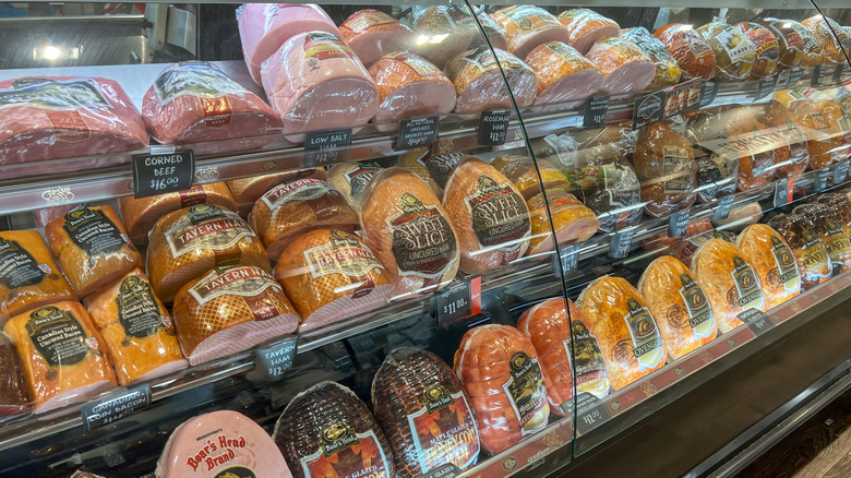 A store deli counter