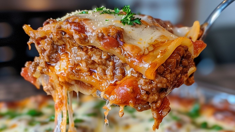 ground beef lasagna