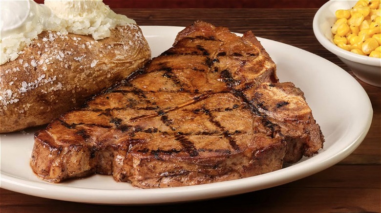 Texas Roadhouse porterhouse steak