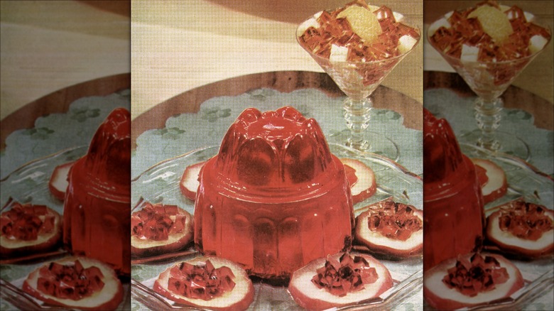 Molded Jell-O salad