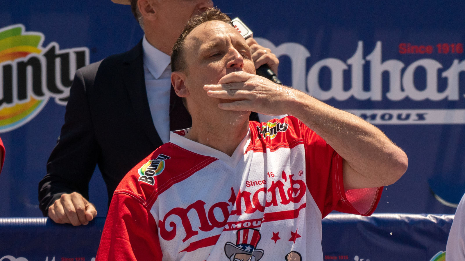 Joey Chestnut's Go-To Way to Eat a Hot Dog, Outside of Nathan's Contest