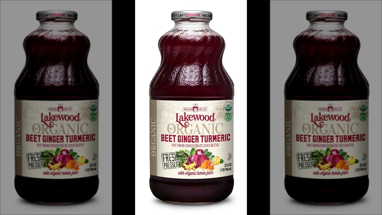 Lakewood Organic beet ginger turmeric juice