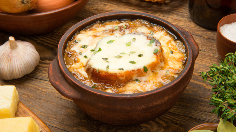 cup of French onion soup