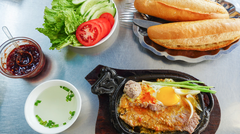 traditional Vietnamese breakfast on table