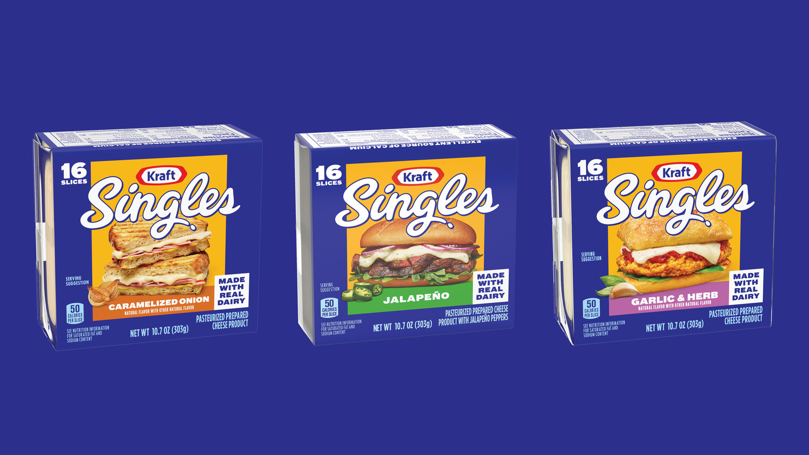 Три новых вкуса сыра от Kraft Singles создавались десять лет