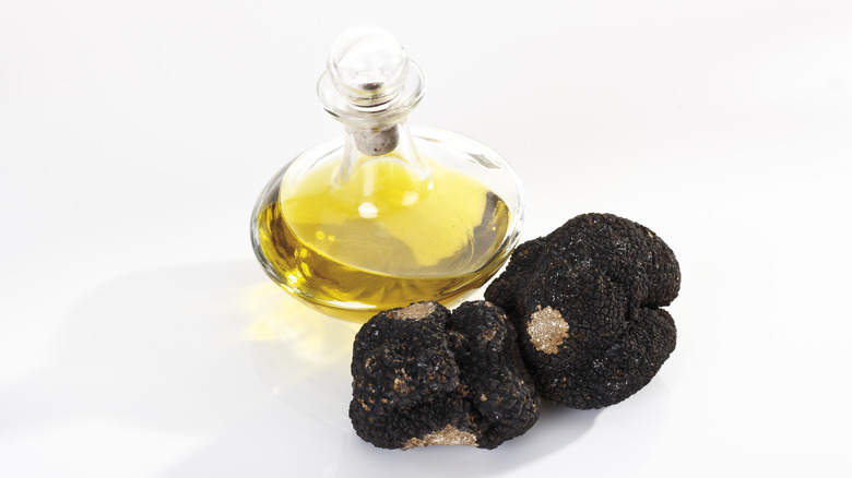 truffles and oil