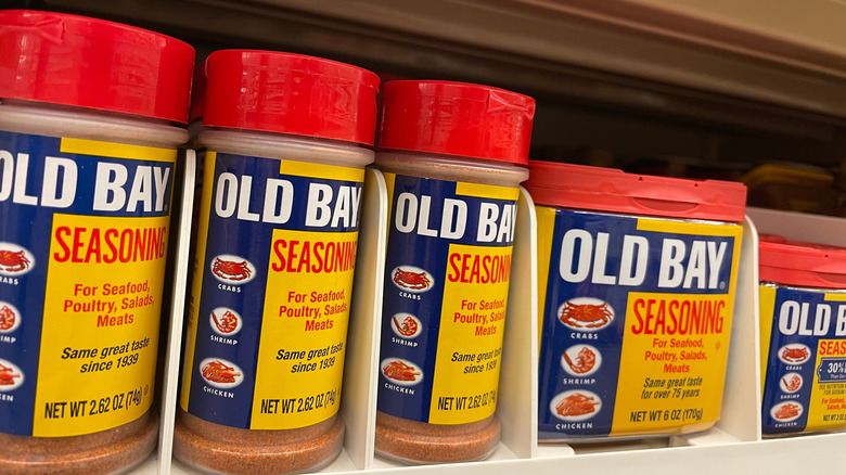 Old Bay seasoning on store shelves