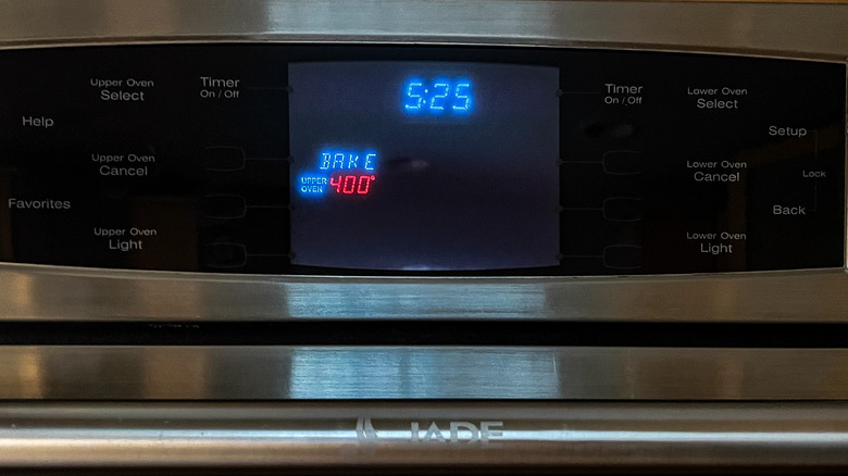 Oven preheated to 400 F