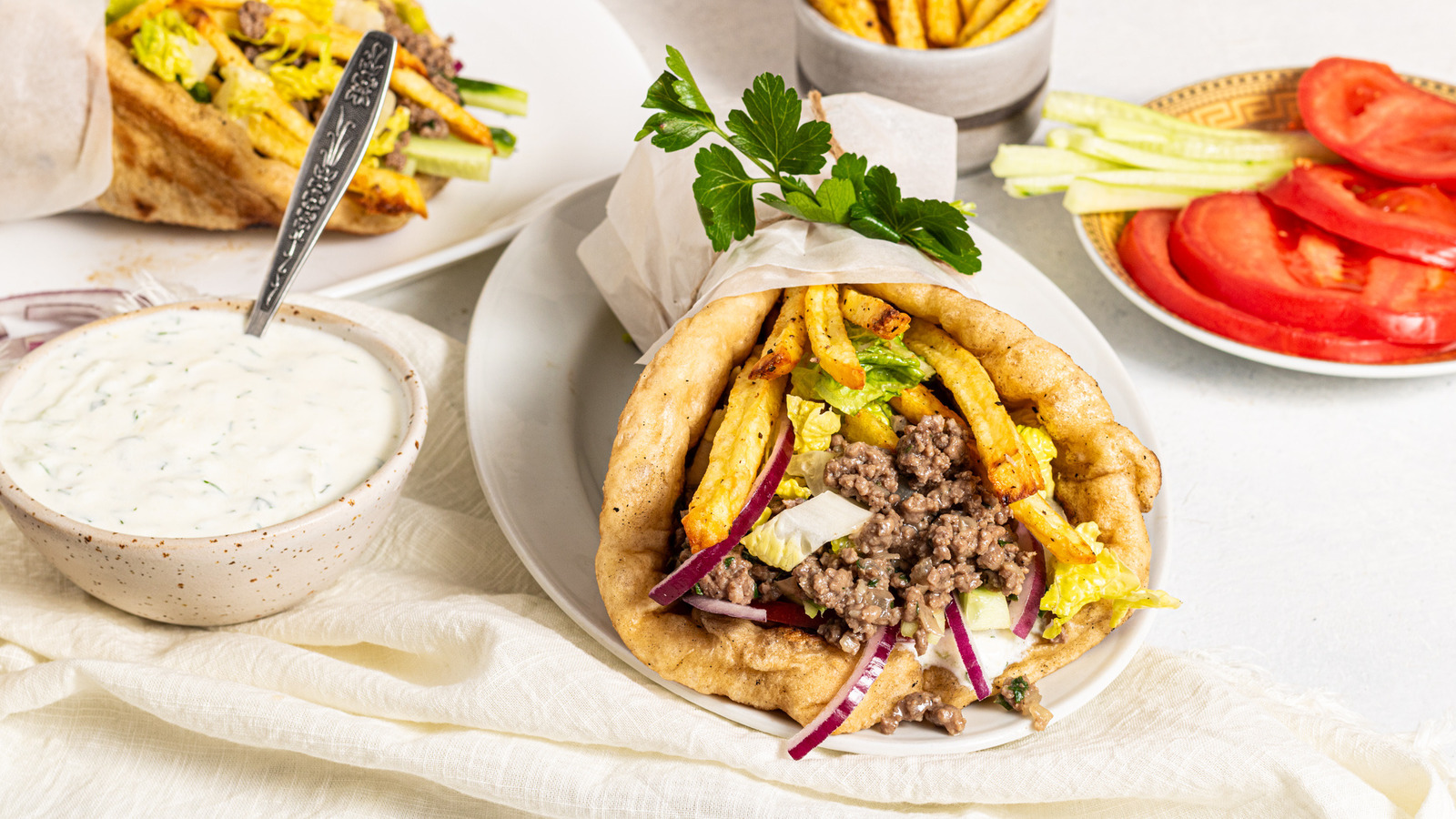 Ground Beef Gyros ( For Busy Weeknight Dinner) - Amira's Pantry