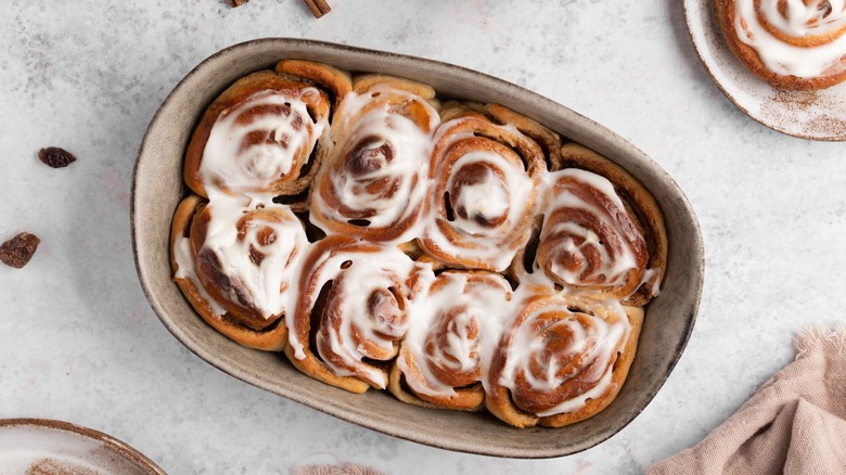 Chocolate and cherry cinnamon rolls