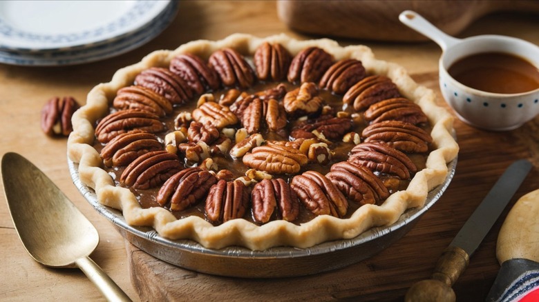 beef pot pie with perfectly crimped crust