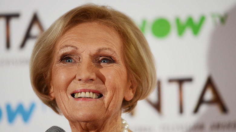 Mary Berry smiling