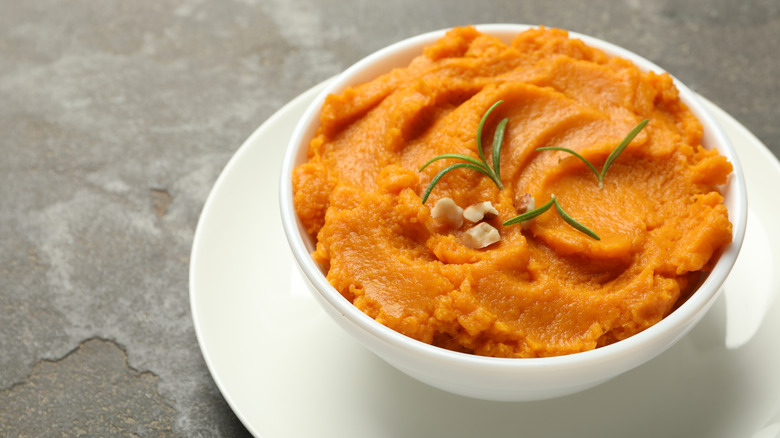 mashed sweet potaotes