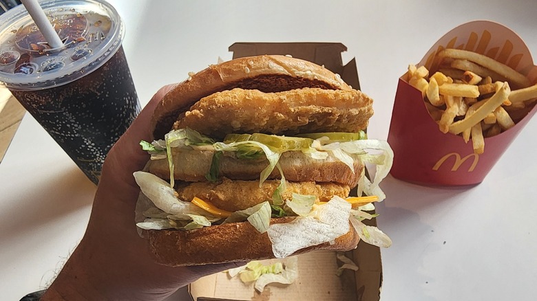 McDonald's Chicken Big Mac Review: Worth Crossing The Road For, But It ...