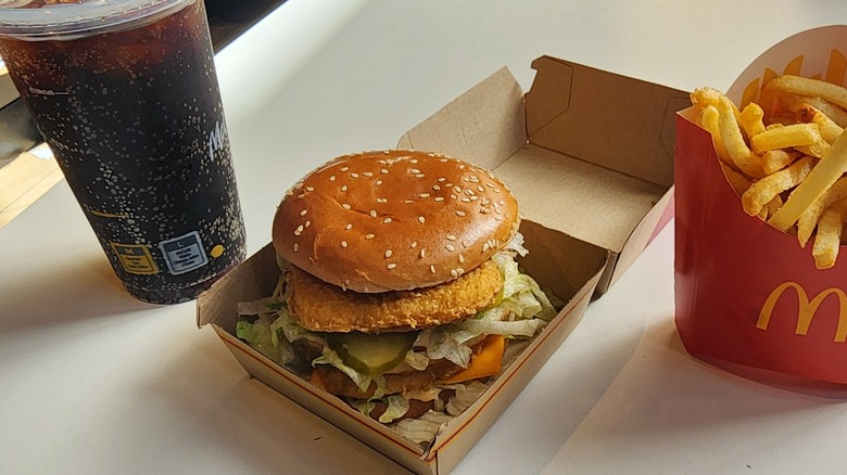 McDonald's Chicken Big Mac Review: Worth Crossing The Road For, But It ...