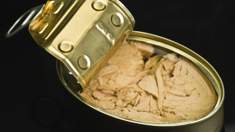 Canned tuna in olive oil 