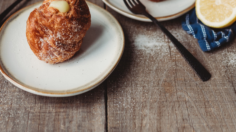 lemon-filled popovers