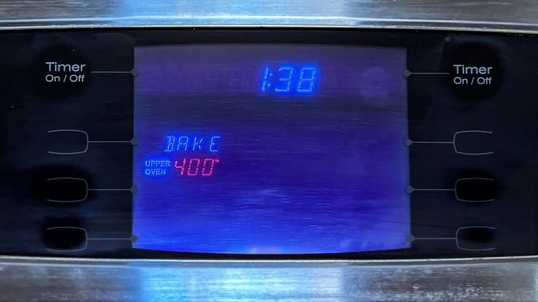 Oven preheated to 400 F