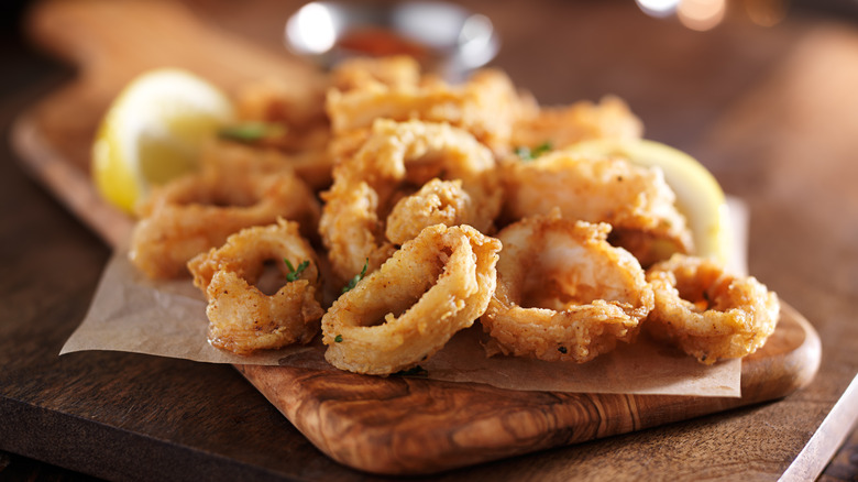 gourmet fried calamari