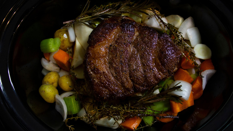 pot roast in slow cooker