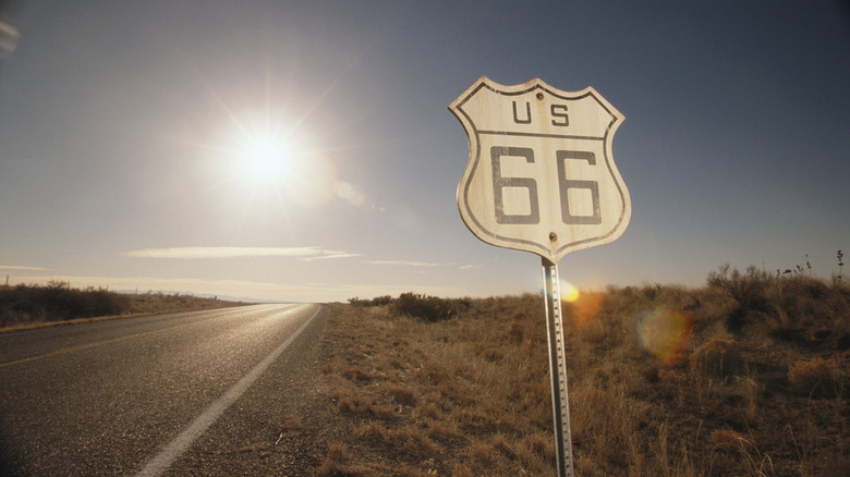 Route 66 sign