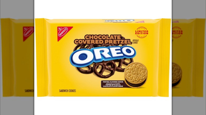 The new Chocolate Covered Pretzel Oreos
