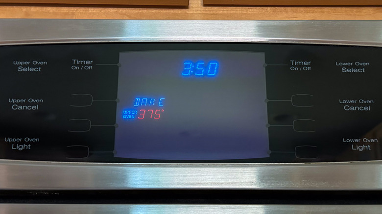 Oven preheated to 375 F