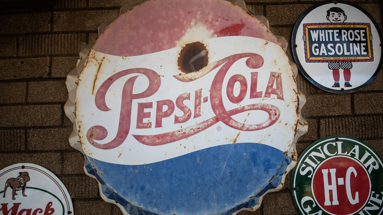 Vintage Pepsi sign 
