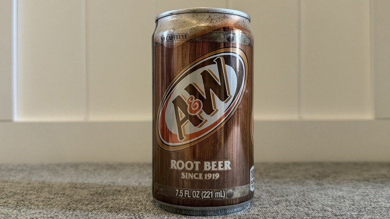 can of A&W Root Beer