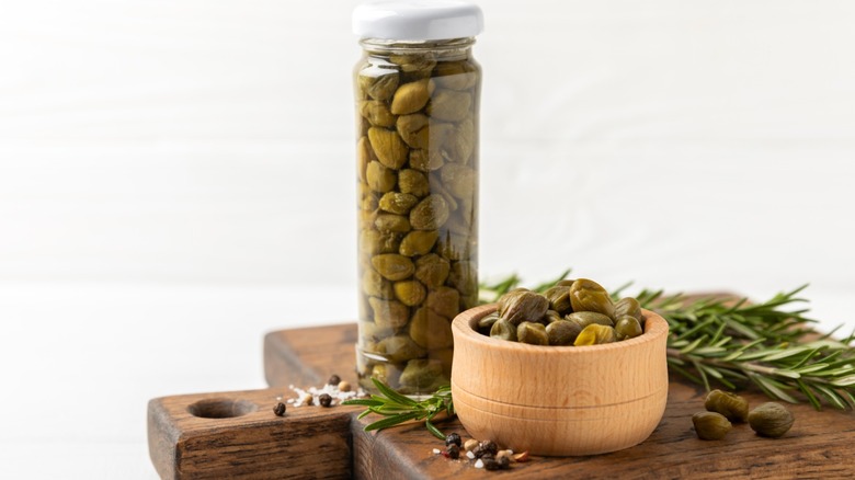 Jar of capers