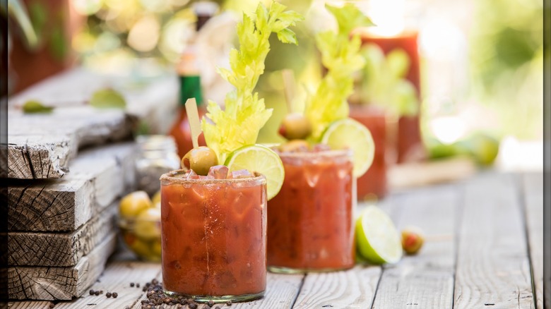 Bloody Mary variation cocktails