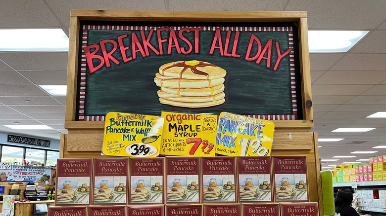 Trader Joe's breakfast display