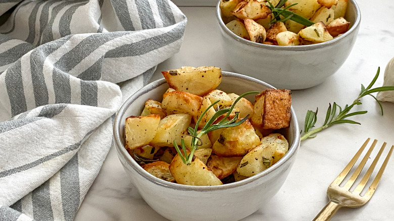 small bowl of potatoes