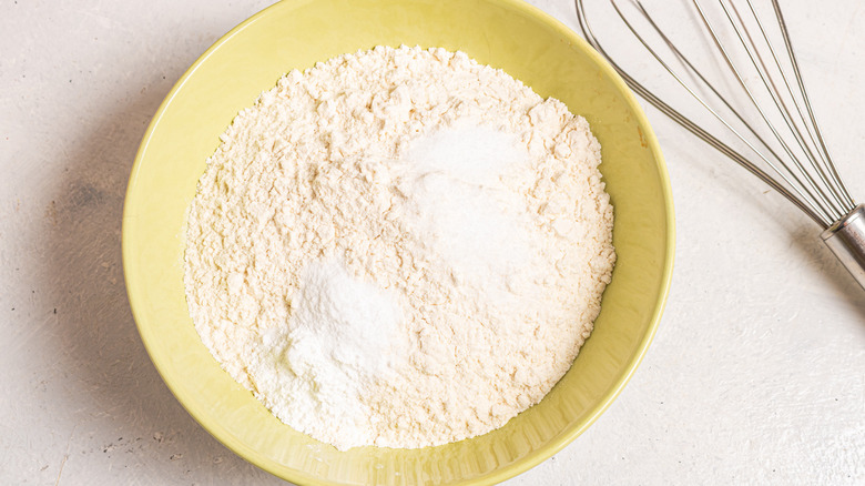 flour in bowl