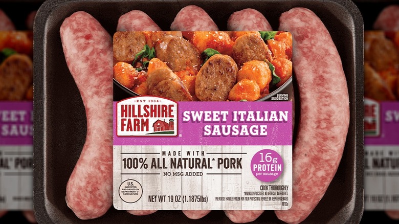 Hillshire Farm sweet Italian sausage