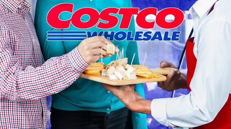 people trying costco samples