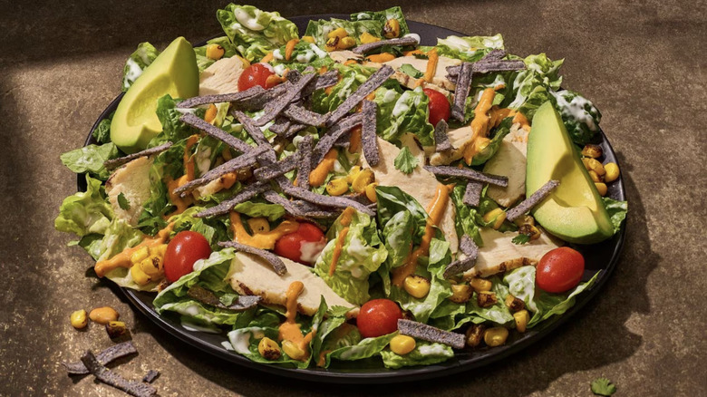 Panera's Mediterranean Chicken Greens with Grains salad