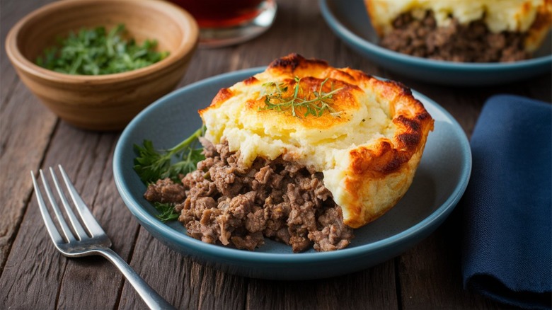 Slice of shepherd's pie