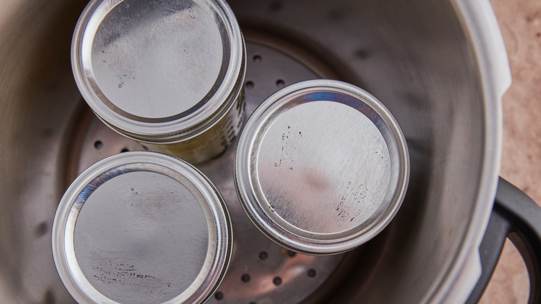 Tops of canning lids