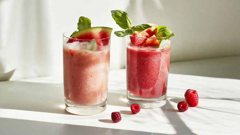 pictured smoothie glasses