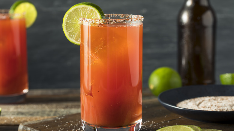 crafted michelada drink