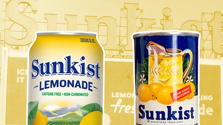 Sunkist lemonade cans