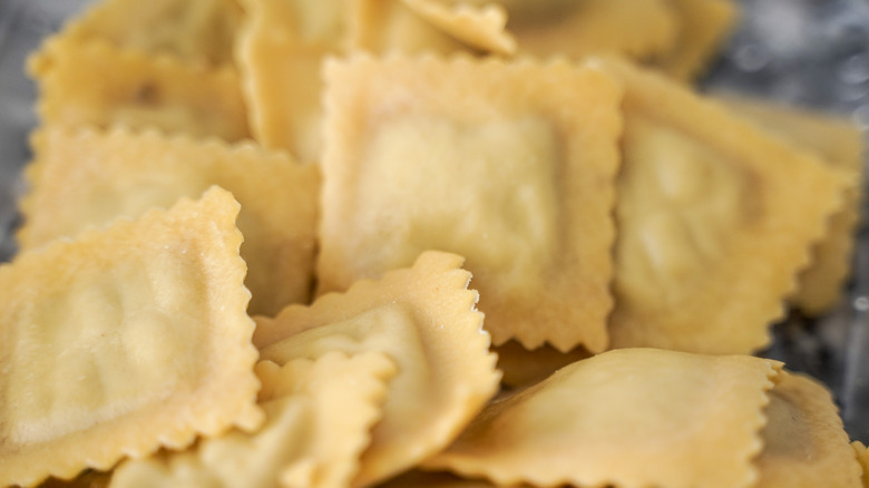 Plain ravioli